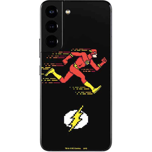 DC Comics The Flash Pixelated Running Pose Galaxy S22 Skin